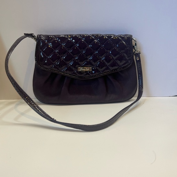 Grace Adele Quilted Purple Clutch - Picture 4 of 13